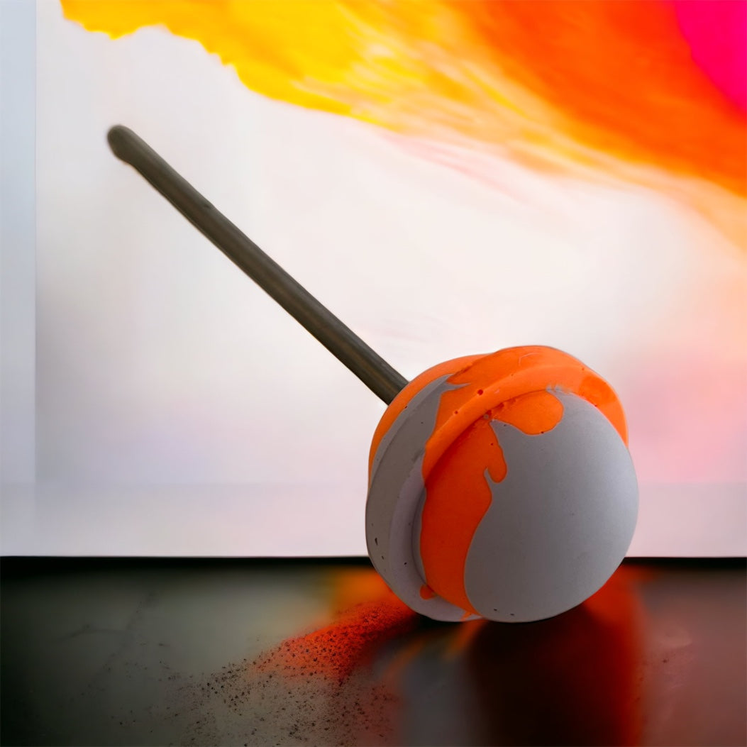 Concrete orange lollipop