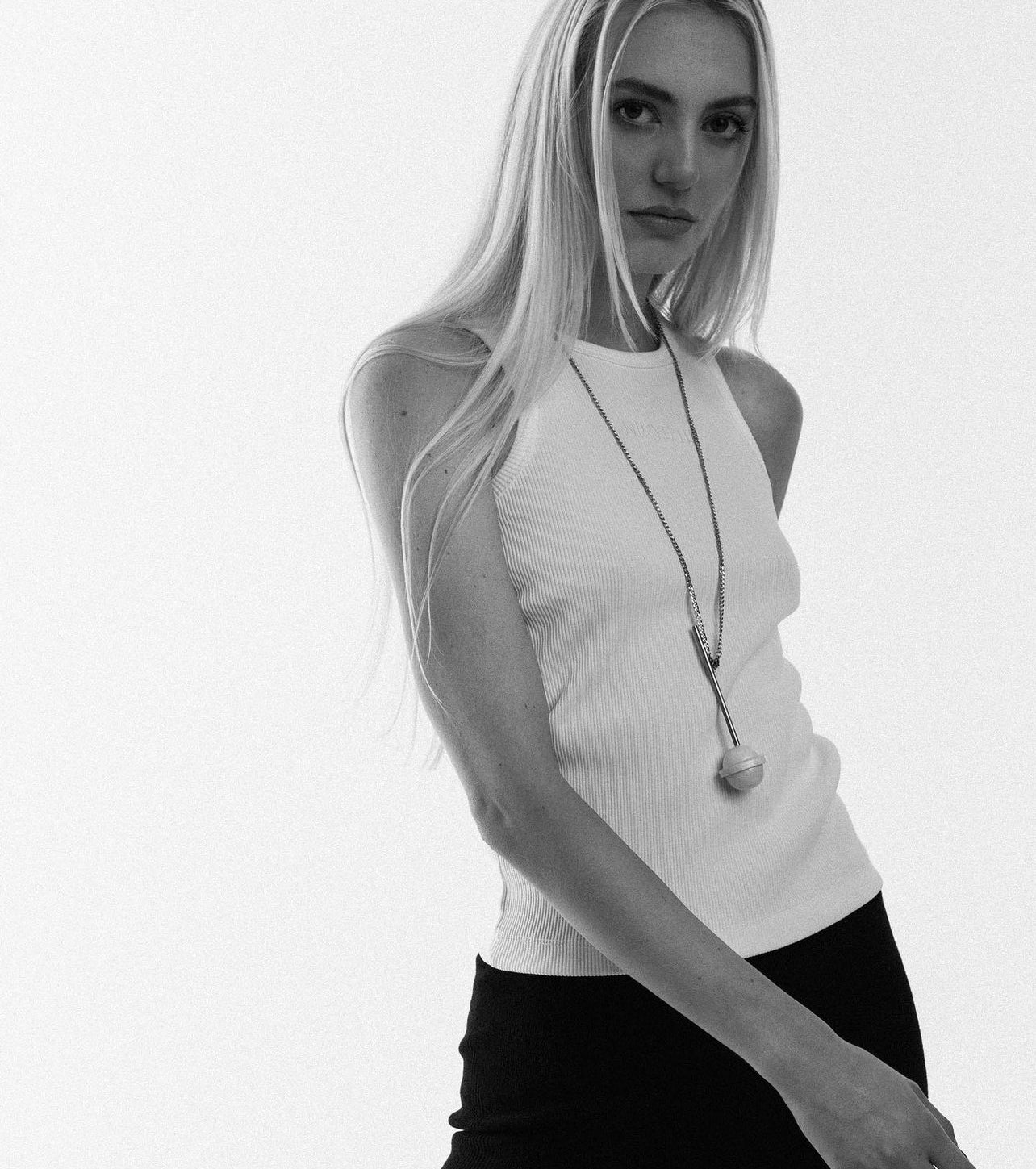 White Nikyoto tank top