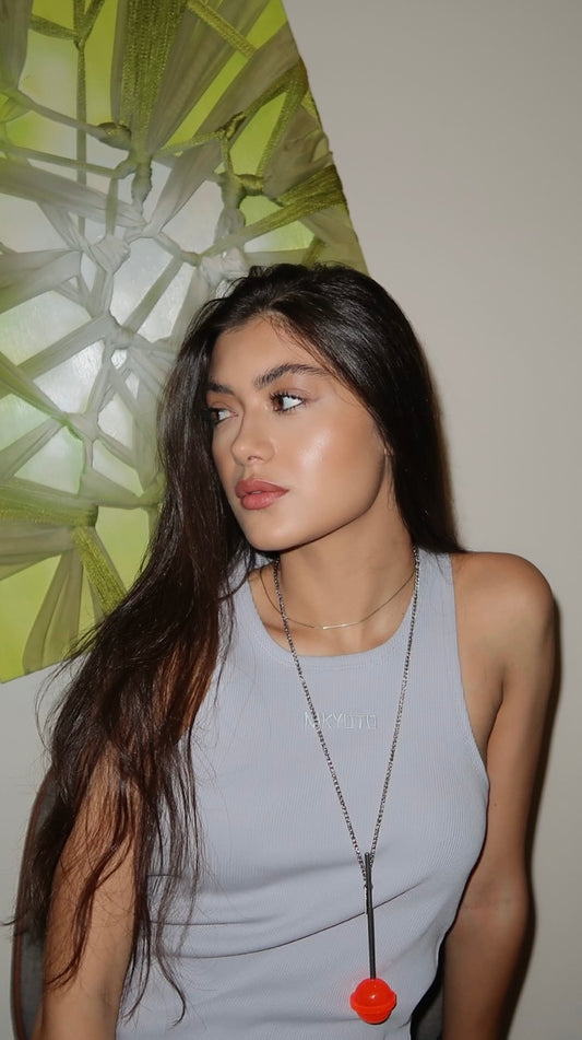 Ribbed Tank Top - Gris