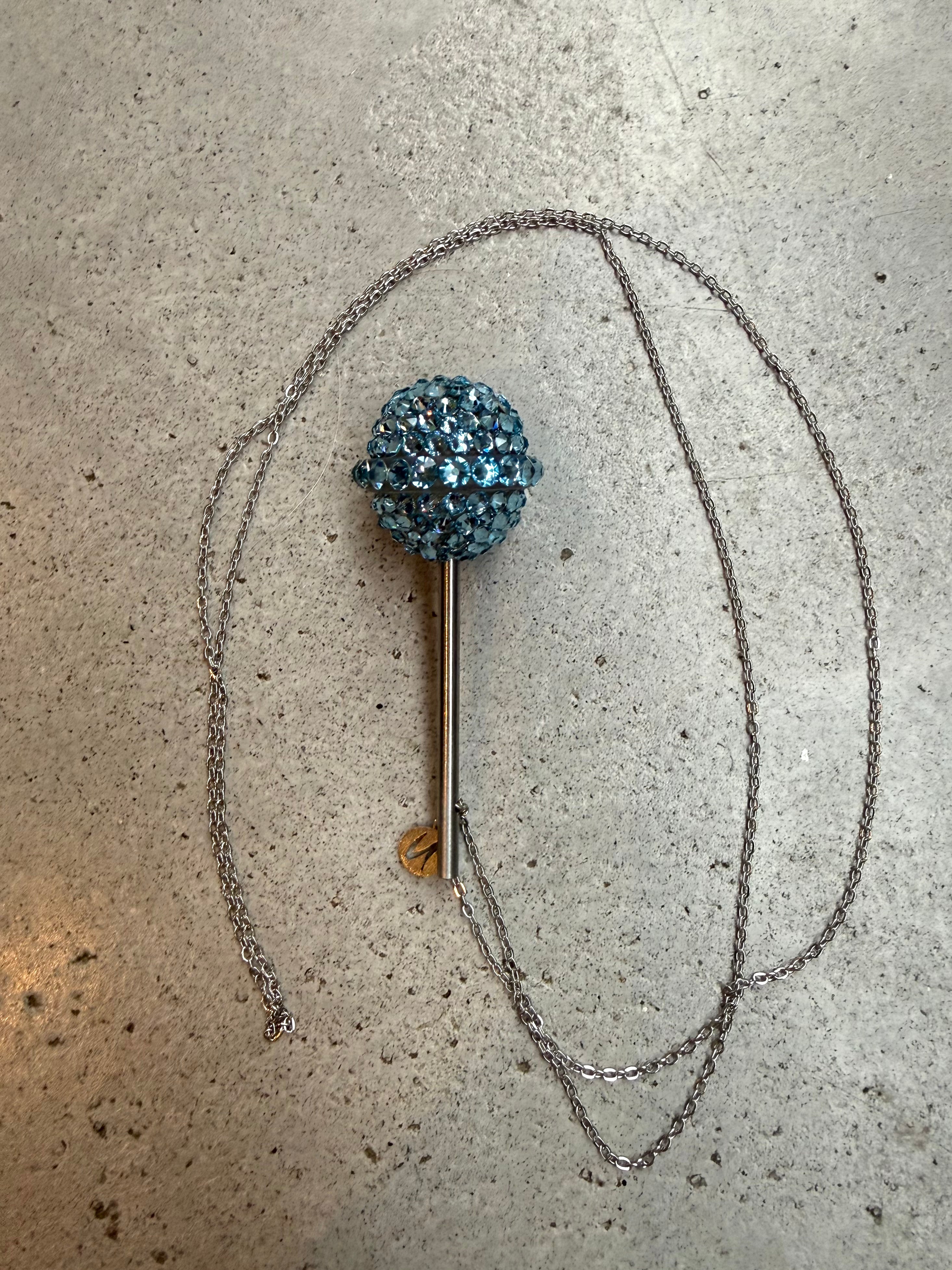 Ice blue Crystal Lollipop-2
