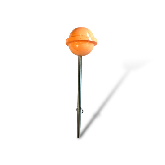 Orange pastel lollipop