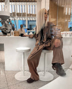 Brown Nikyoto Monogram All season pyjama set