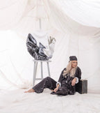 Black Nikyoto Monogram All season pyjama set